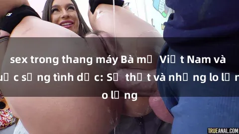 sex trong thang máy Bà mẹ Việt Nam và cuộc sống tình dục: Sự thật và những lo lắng